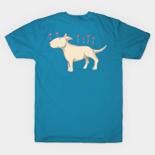 Bull terriers - overflowing with love T-Shirt